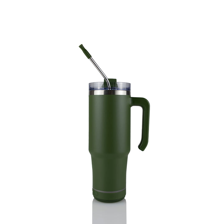 30oz Powder Coated Grippy Speaker Tumbler Case (24 Units)