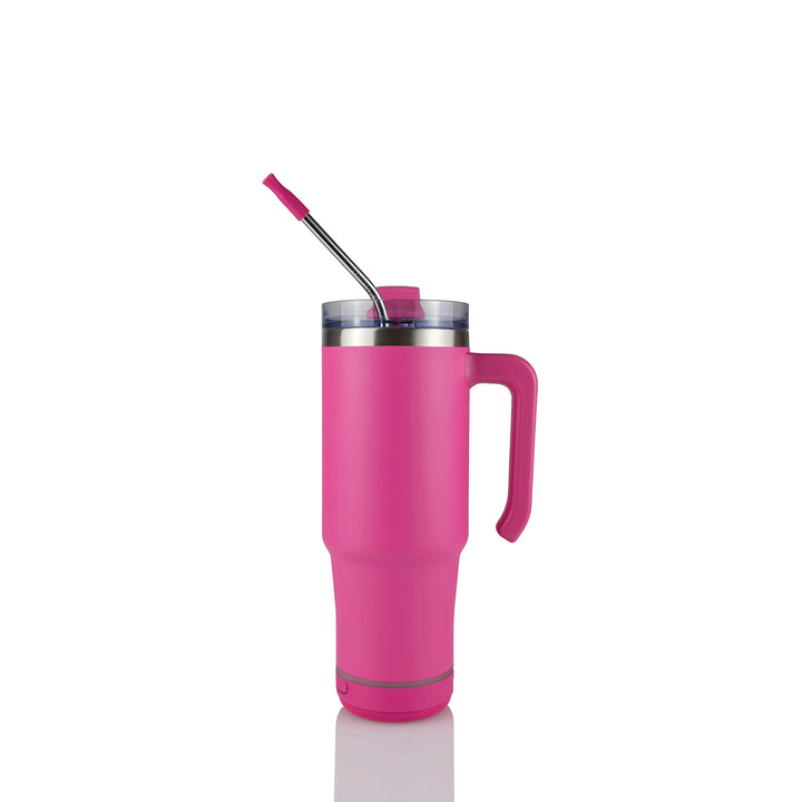 30oz Powder Coated Grippy Speaker Tumbler Case (24 Units)