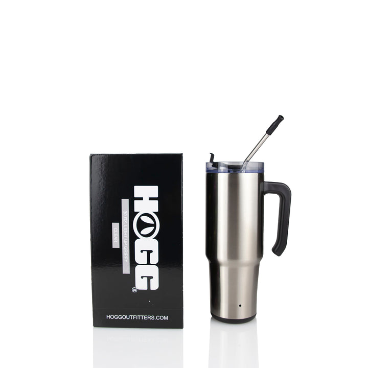 30oz Sublimatable Clear Light up Grippy Tumbler