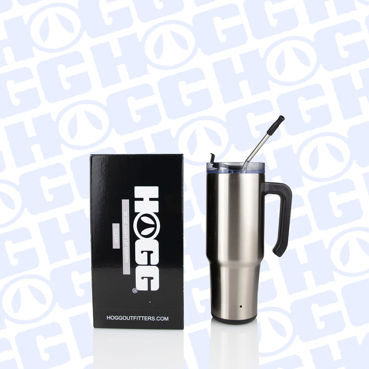 30oz Sublimatable Clear Light up Grippy Tumbler