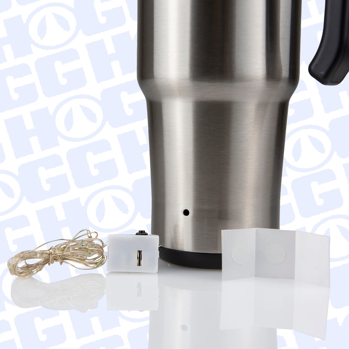 30oz Sublimatable Clear Light up Grippy Tumbler Case (24 Units)