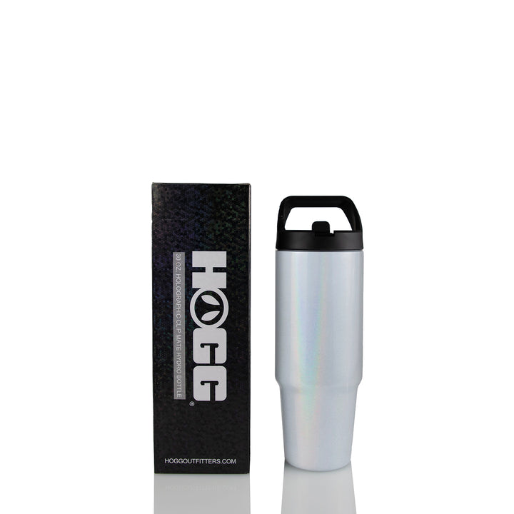 30oz Sublimatable Holographic Clipmate Hydro Bottle