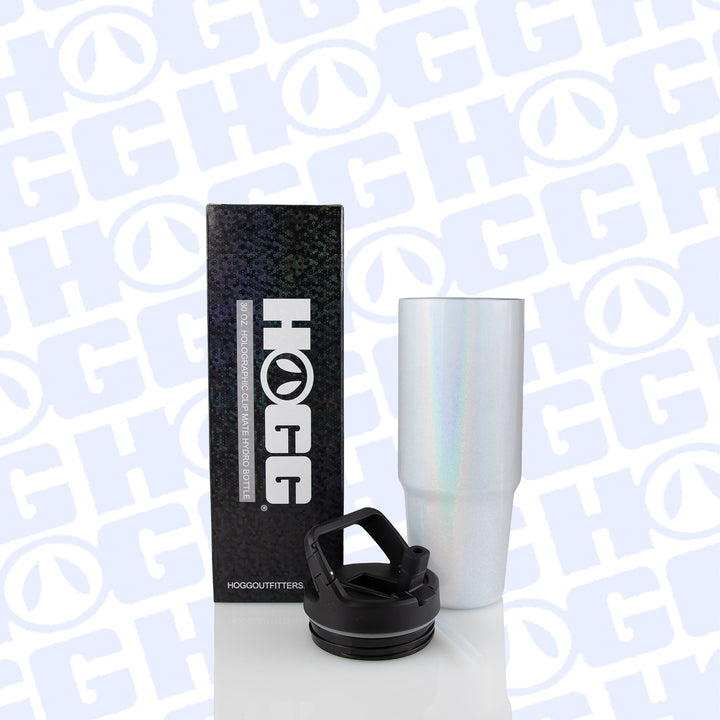 30oz Sublimatable Holographic Clipmate Hydro Bottle