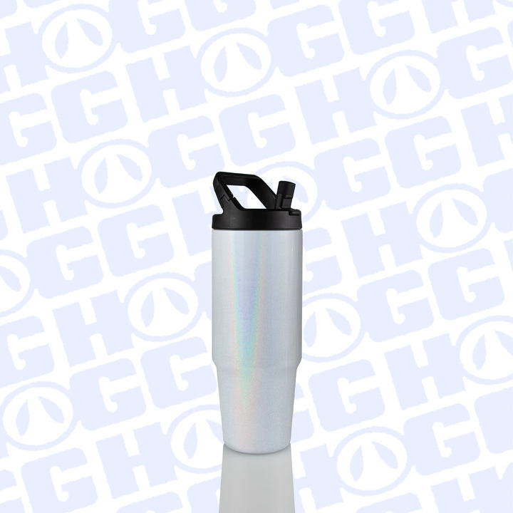 30oz Sublimatable Holographic Clipmate Hydro Bottle