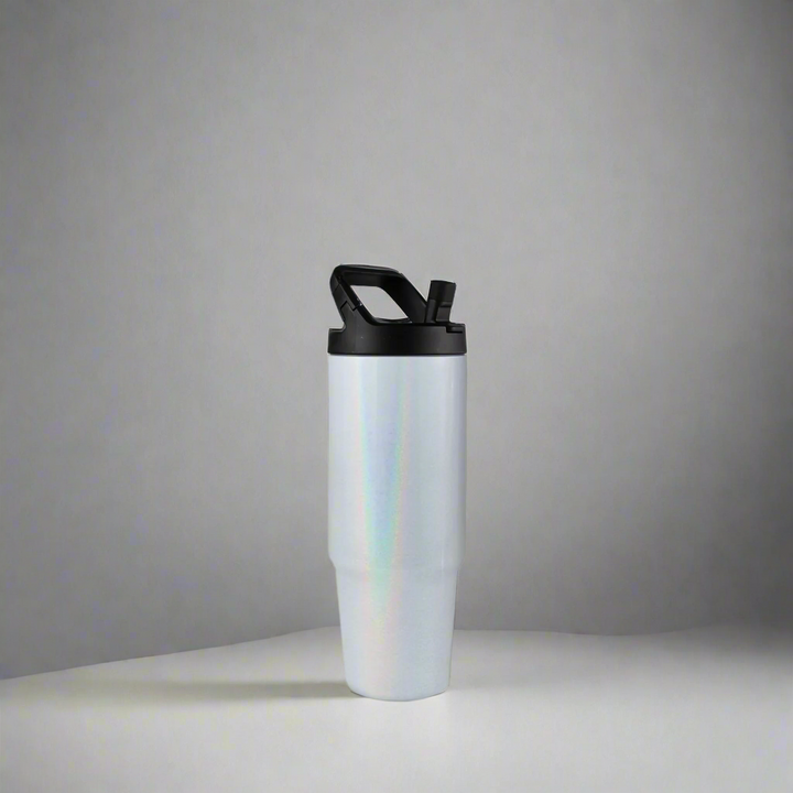 30oz Sublimatable Holographic Clipmate Hydro Bottle