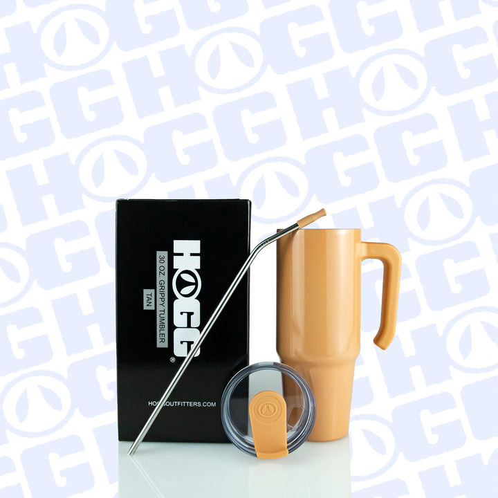 30oz Sublimatable Grippy Tumbler Case (24 Units) - Tan