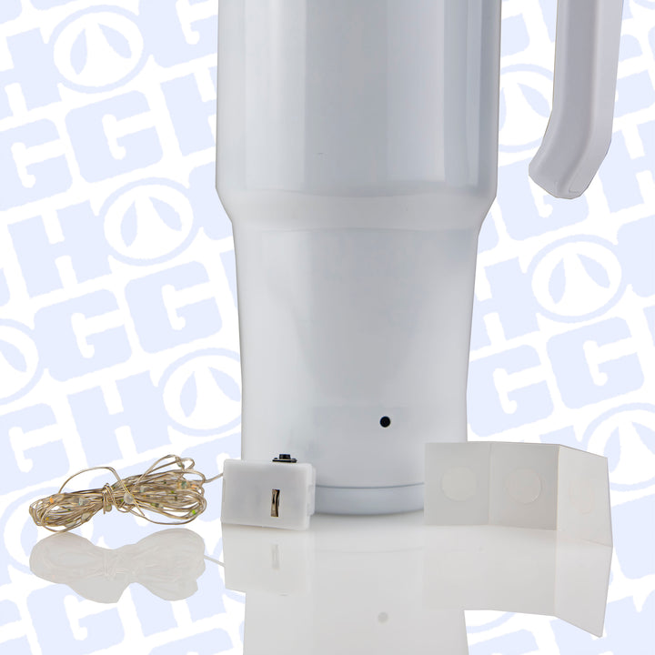 30oz Sublimatable Light up Grippy Tumbler