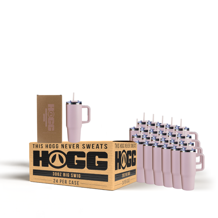 30oz Powder Coated Big Swig Tumbler Case (24 Units) | Light Pink