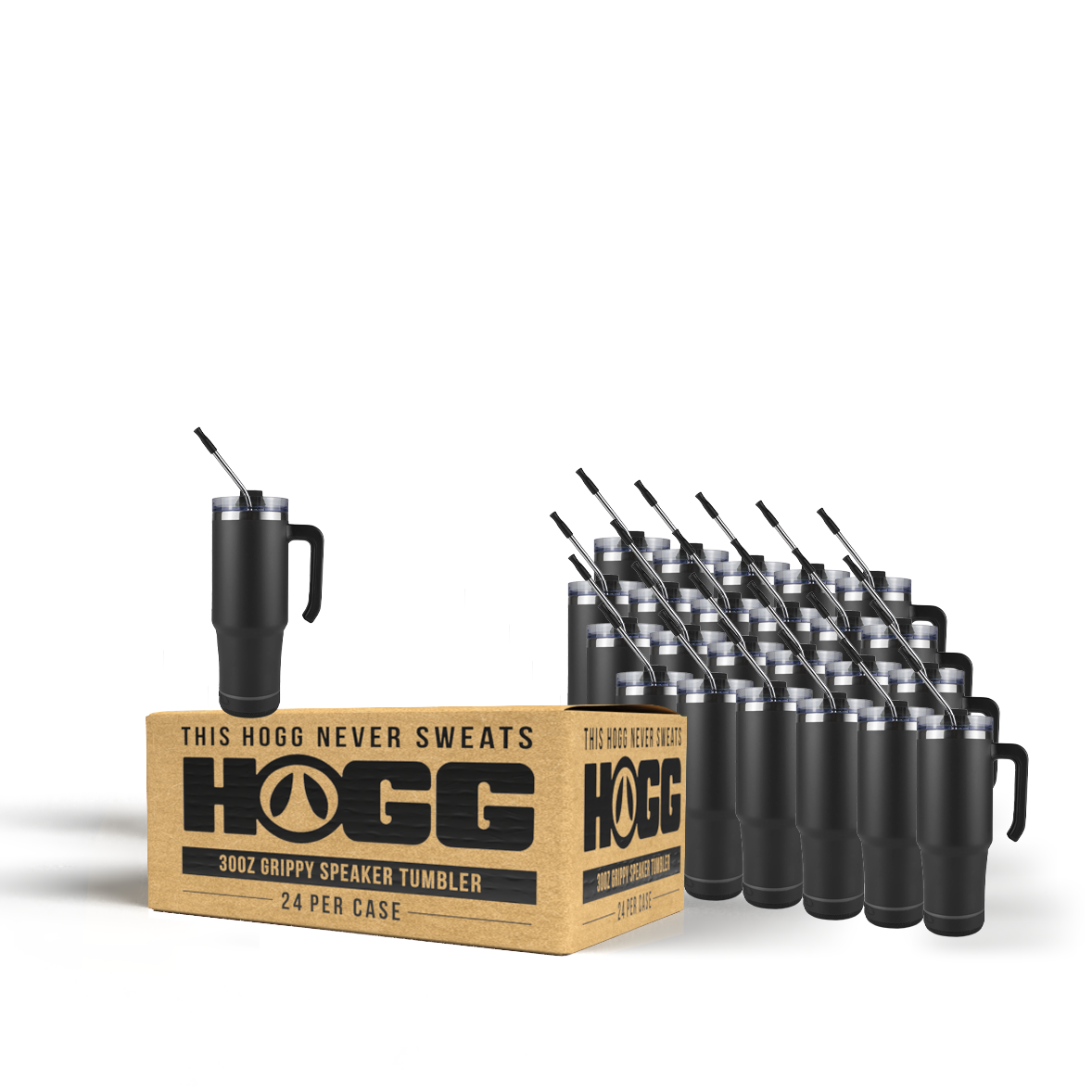 30oz GRIPPY SPEAKER TUMBLER CASE (24 UNITS)
