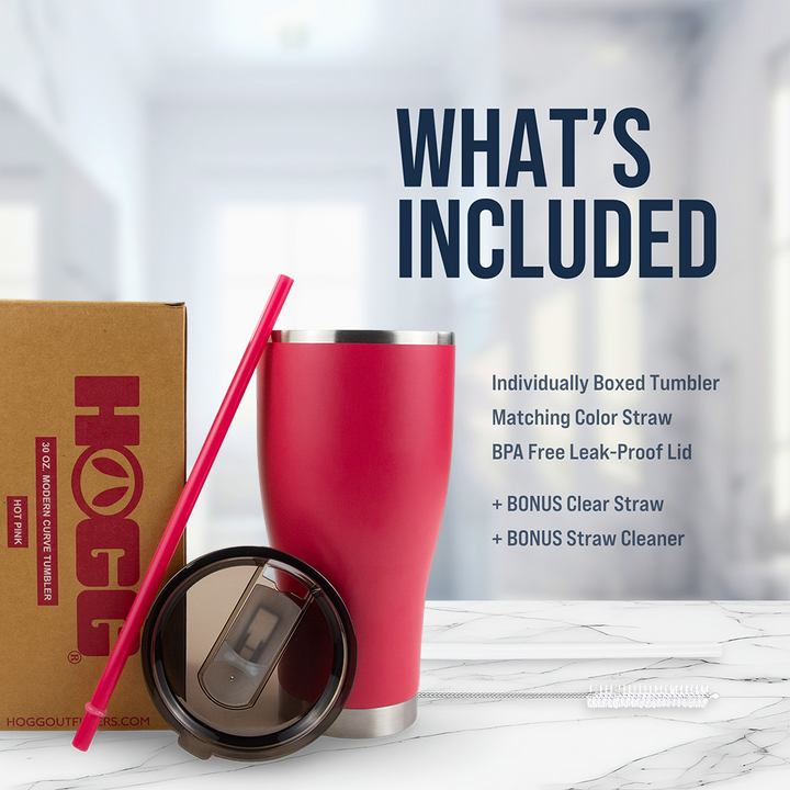 30oz Powder Coated Modern Curve Tumbler — Packaging