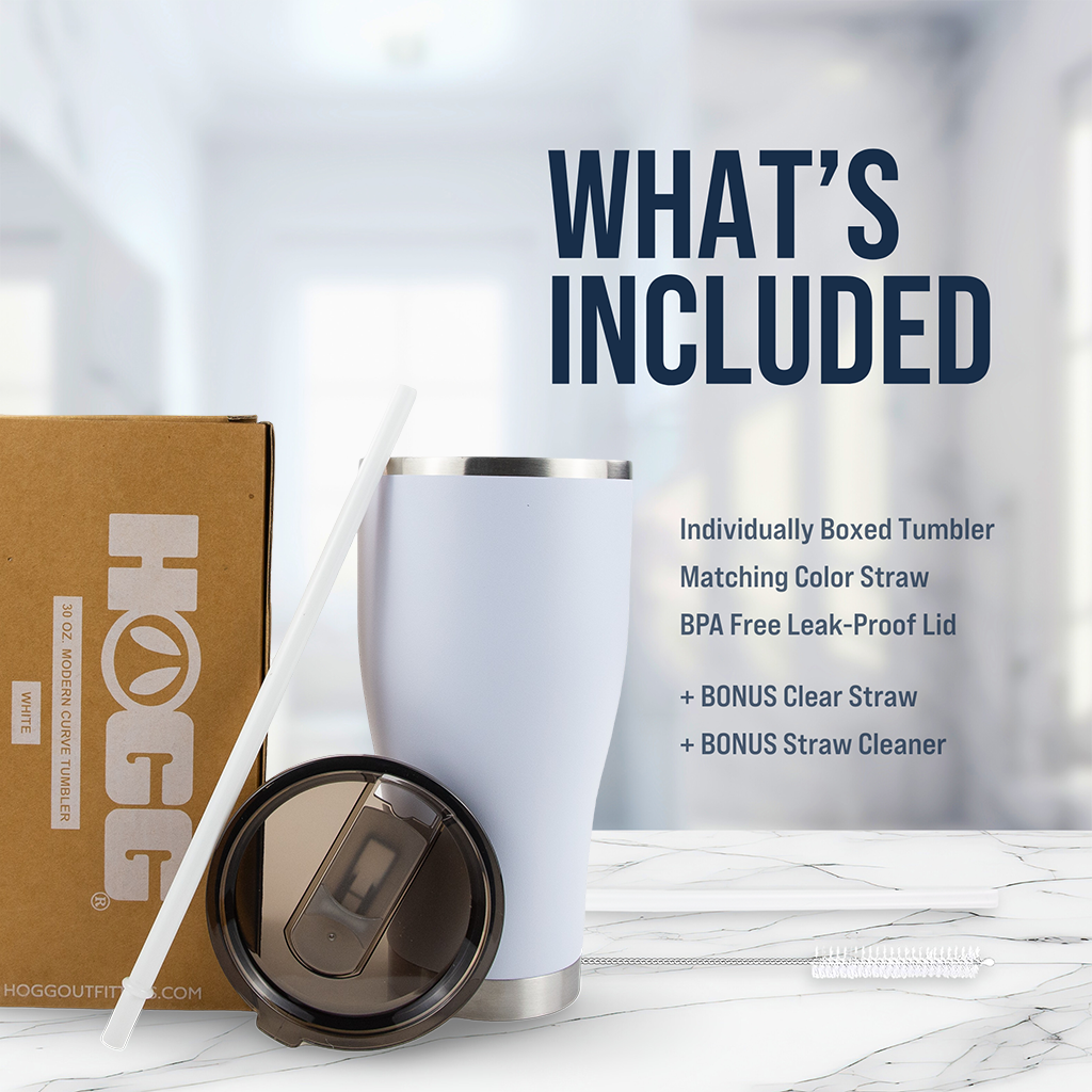 30oz POWDER COATED MODERN CURVE TUMBLER CASE