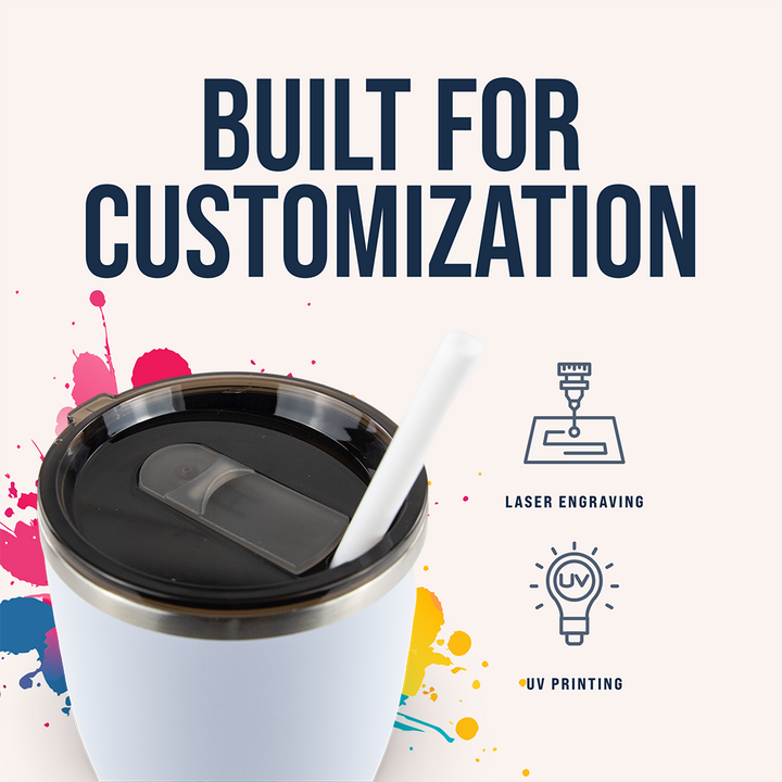 30oz Powder Coated Modern Curve Tumbler