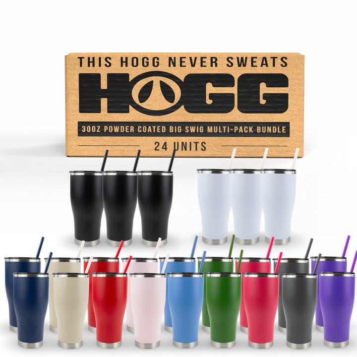 30oz Powder Coated Modern Curve Multi-Pack Bundle (24 Units)