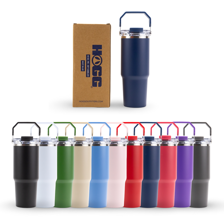 30oz Powder Coated Tri-Sip Tumbler Case (24 Units)