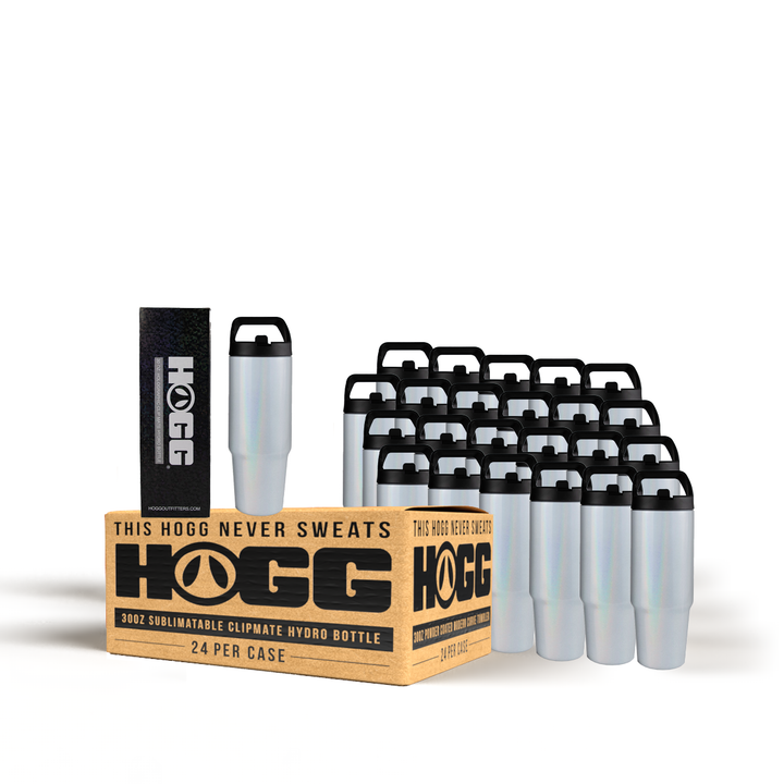 30oz Sublimatable Holographic Clipmate Hydro Bottle Case (24 Units)