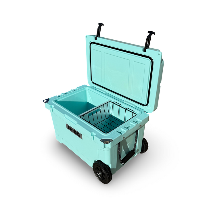 Daydream Club – 45qt Hogg Cooler — Marina Mist | Side View