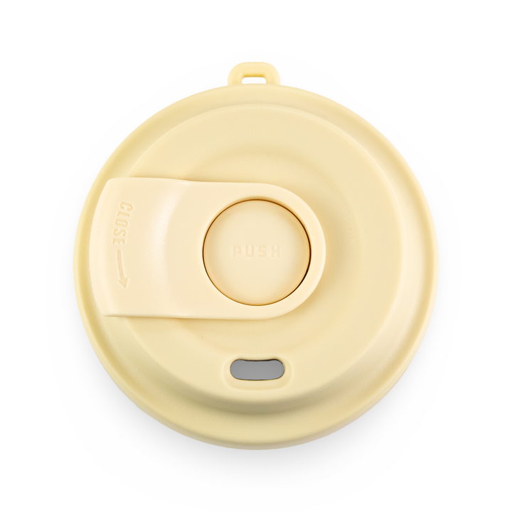 16oz Powder Coated Commuter Coffee Tumbler - Cream