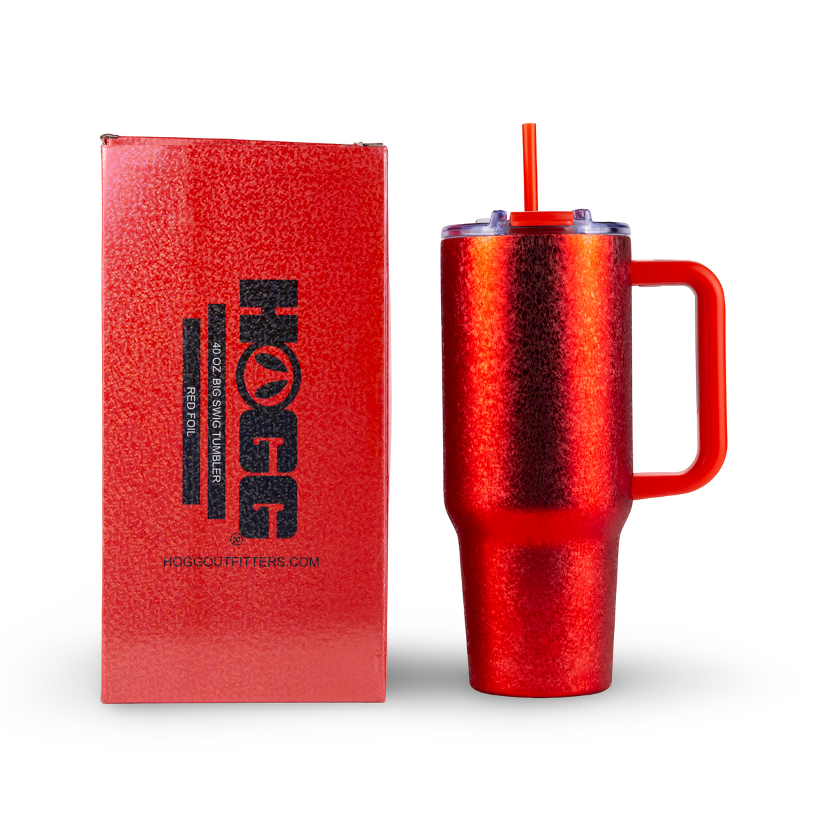 40oz Foil Big Swig Tumbler - Red