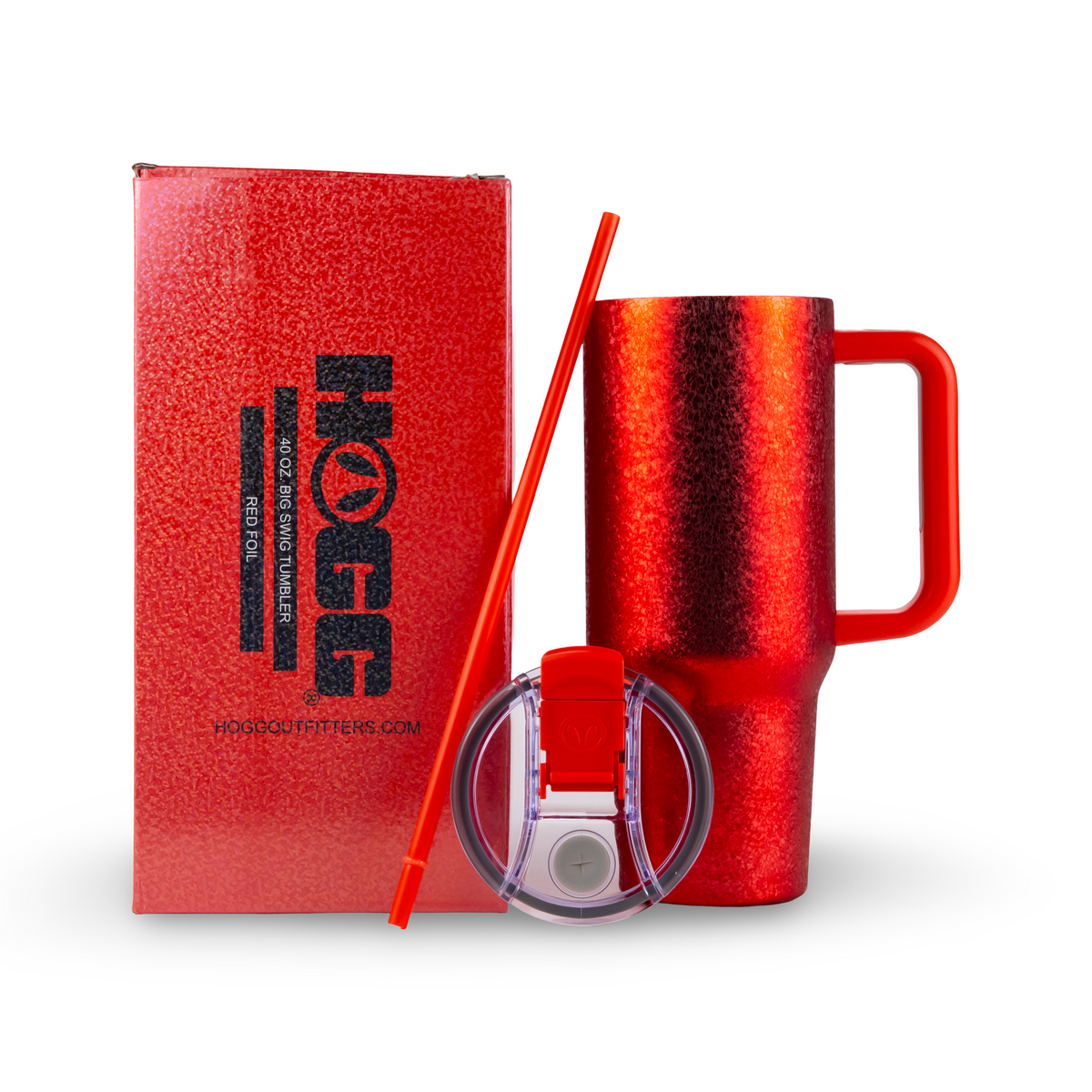 40oz Foil Big Swig Tumbler - Red