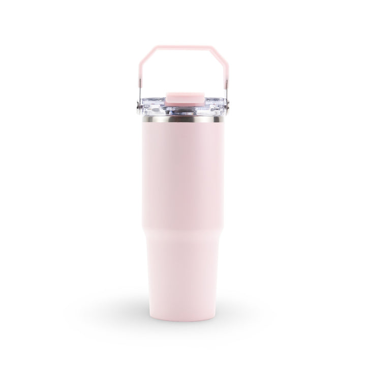 30oz Powder Coated Tri-Sip Tumbler Case (24 Units) - Light Pink