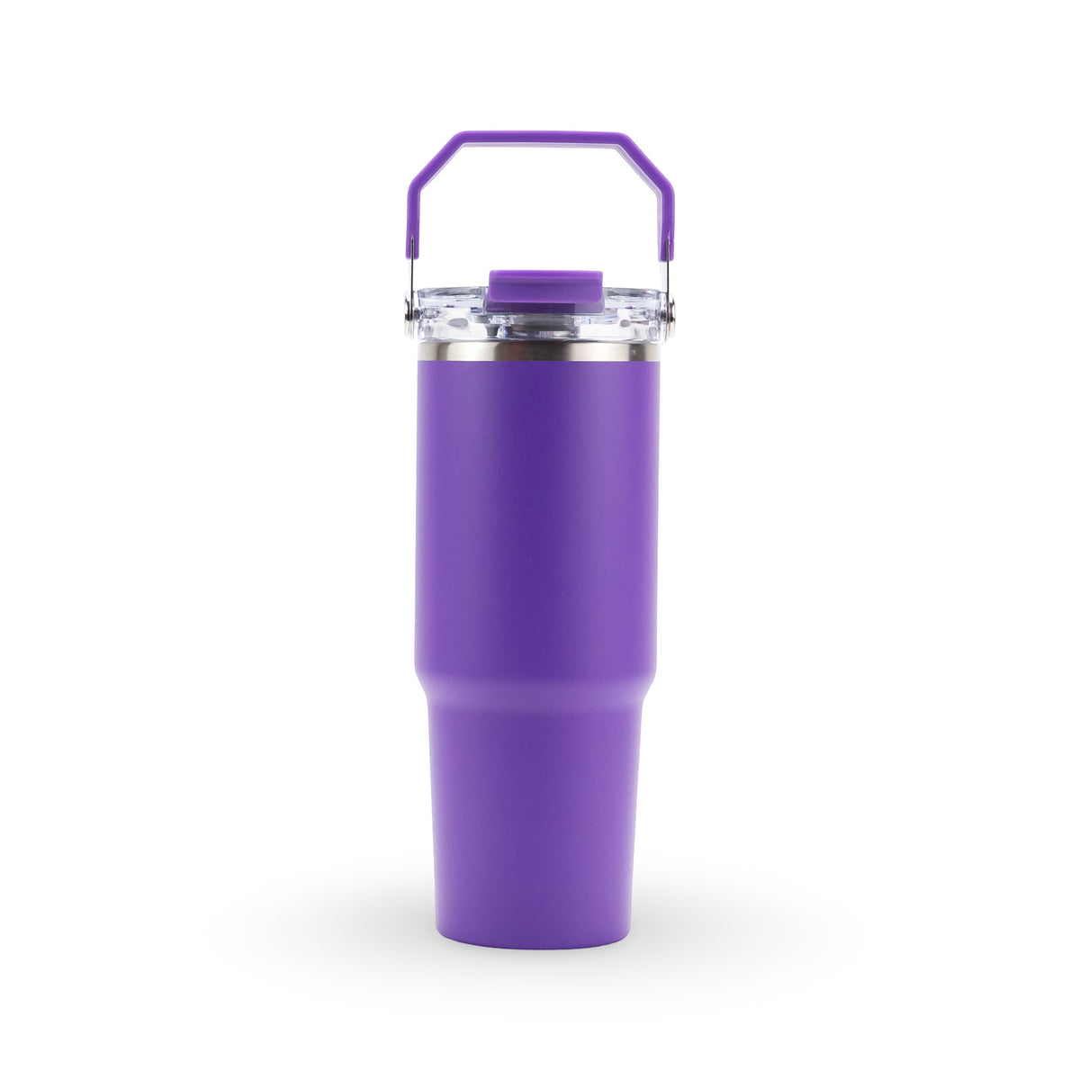 30oz Powder Coated Tri-Sip Tumbler Case (24 Units) - Purple