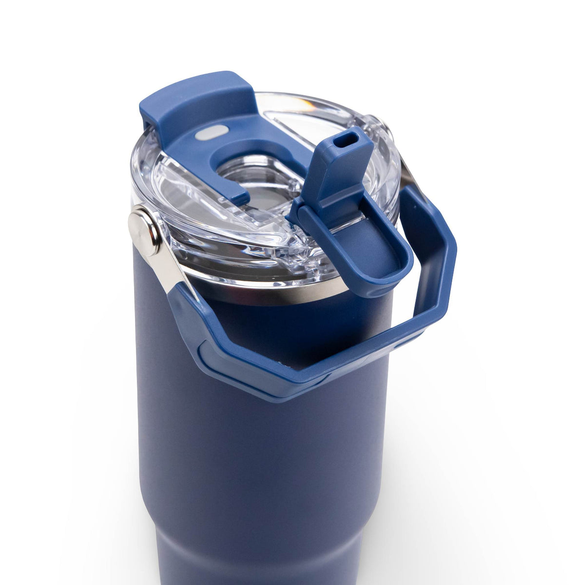 30oz Powder Coated Tri-Sip Tumbler Case (24 Units) - Navy Blue