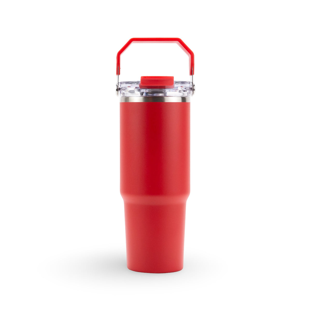 30oz Powder Coated Tri-Sip Tumbler Case (24 Units) - Red