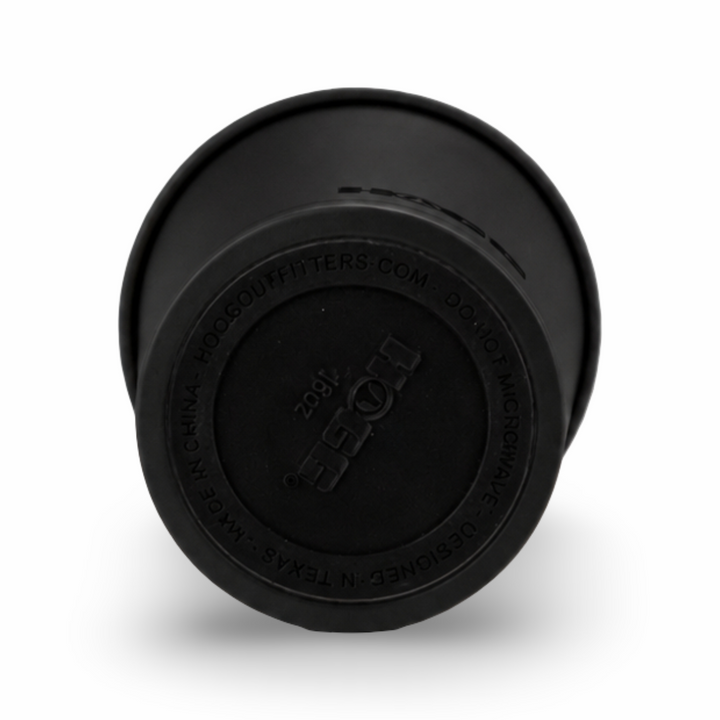 16oz Powder Coated Commuter Coffee Tumbler Case (24 Units) - Black