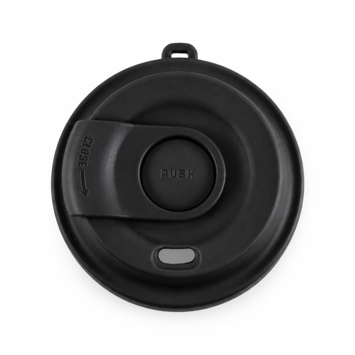 16oz Powder Coated Commuter Coffee Tumbler Case (24 Units) - Black