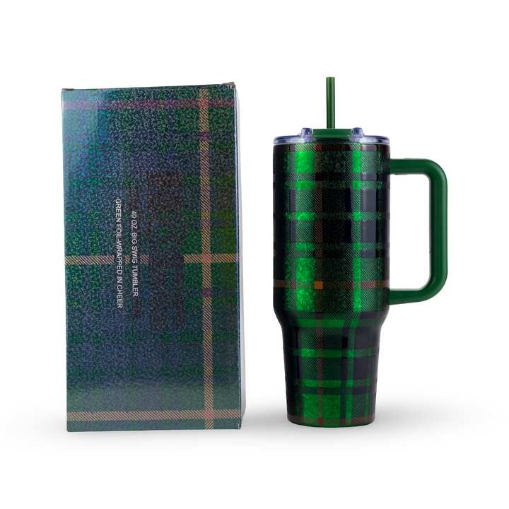 40oz Foil Big Swig Tumbler Case (24 Units) - Holiday '26 Collection - Wrapped In Cheer