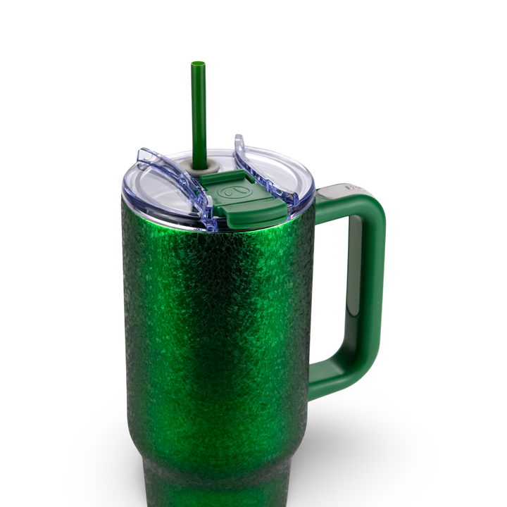 40oz Foil Big Swig Tumbler Case (24 Units) - Green