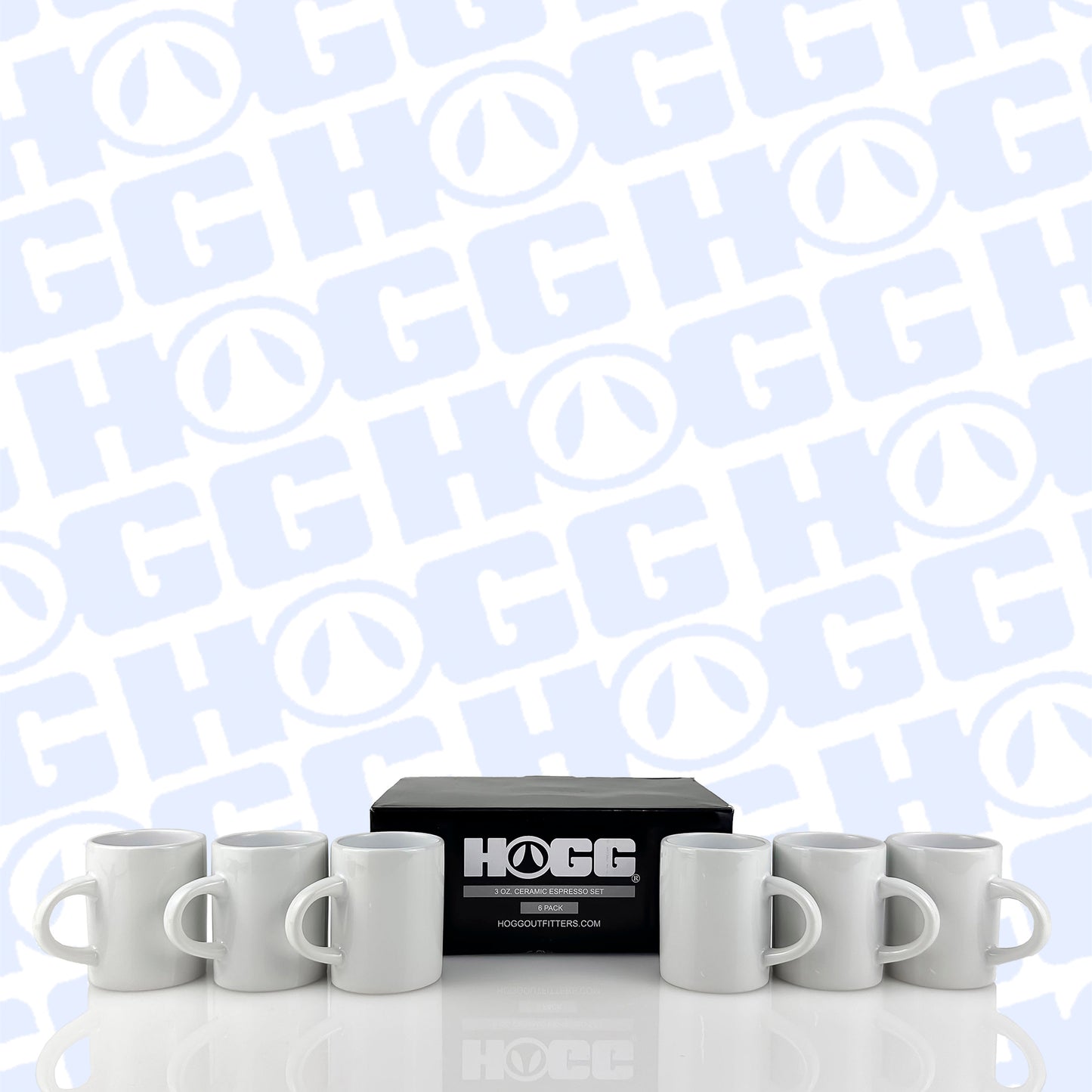 3oz SUBLIMATABLE CERAMIC ESPRESSO MUG - 6 PACK