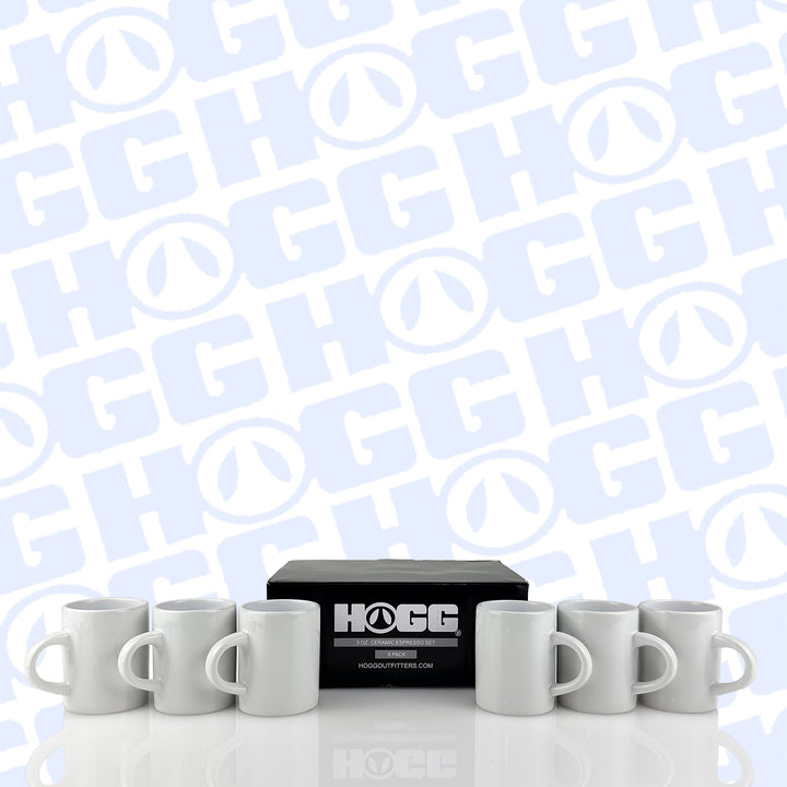 3oz Sublimatable Ceramic Espresso Mug - 6 Pack