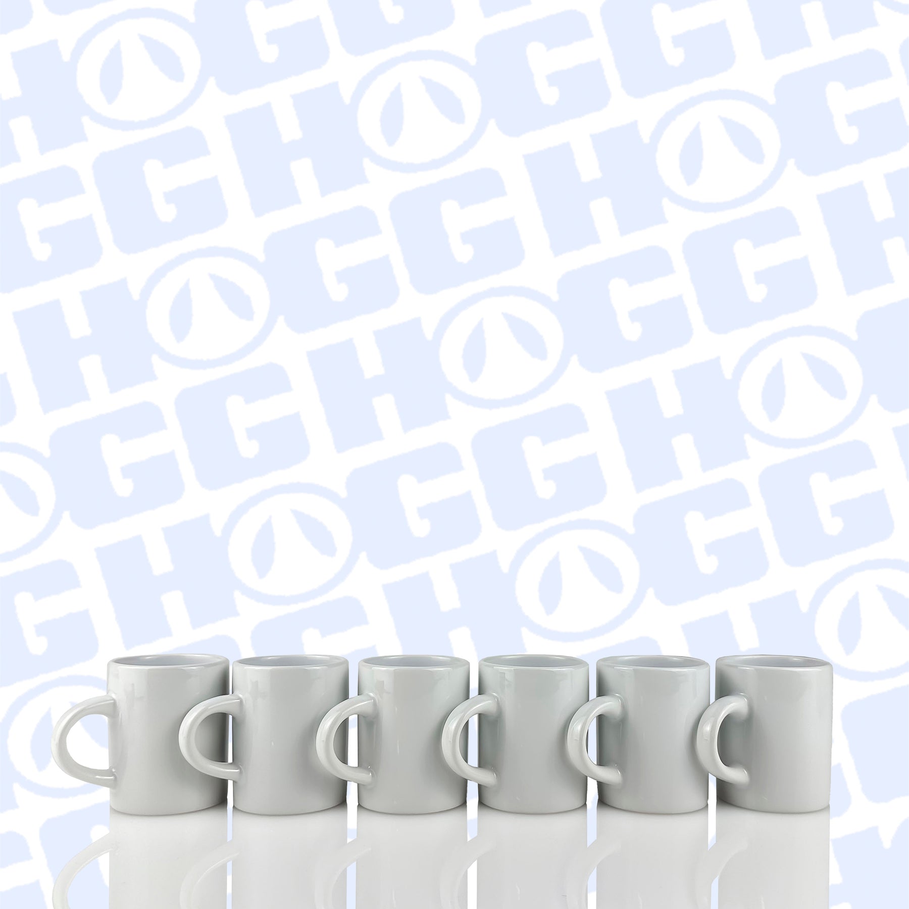 3oz SUBLIMATABLE CERAMIC ESPRESSO MUG - 6 PACK