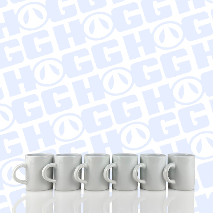 3oz Sublimatable Ceramic Espresso Mug - 6 Pack