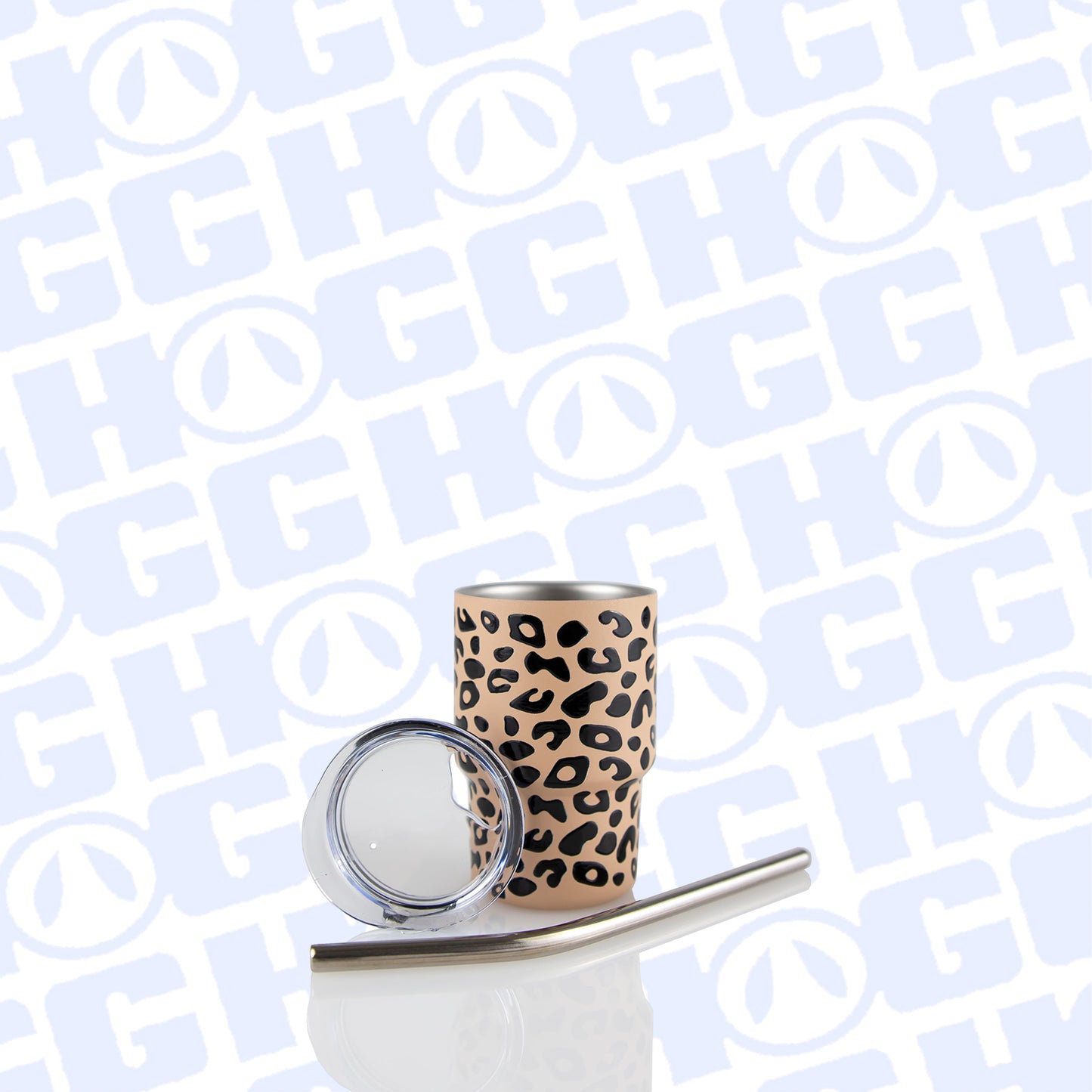 3oz TUMBLER SHOT GLASS - CHEETAH 6 PACK