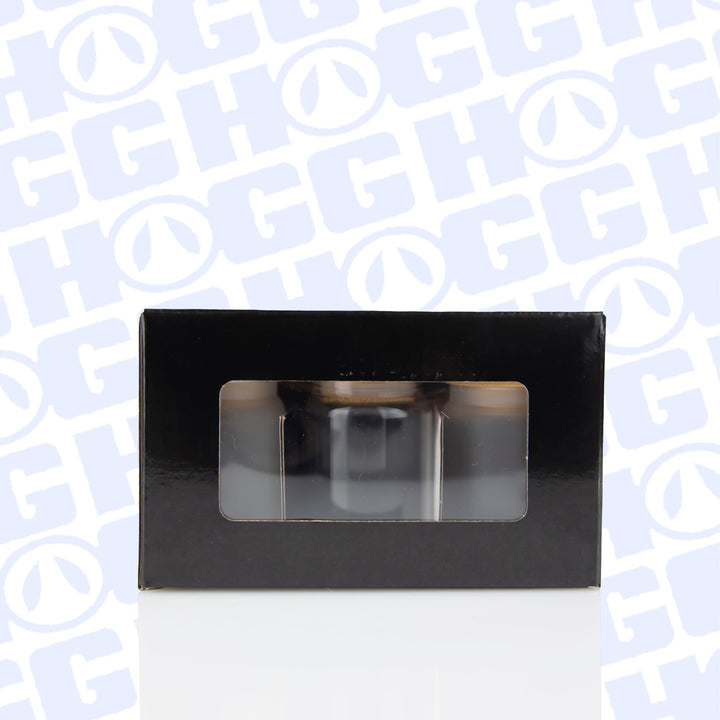 3oz Sublimatable Glass Shot Glass - Matte & Clear 6 Pack