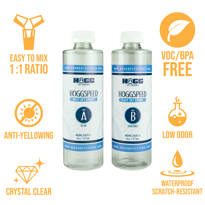 Hogg Speed Quick Dry Epoxy Kits — 32oz Kit