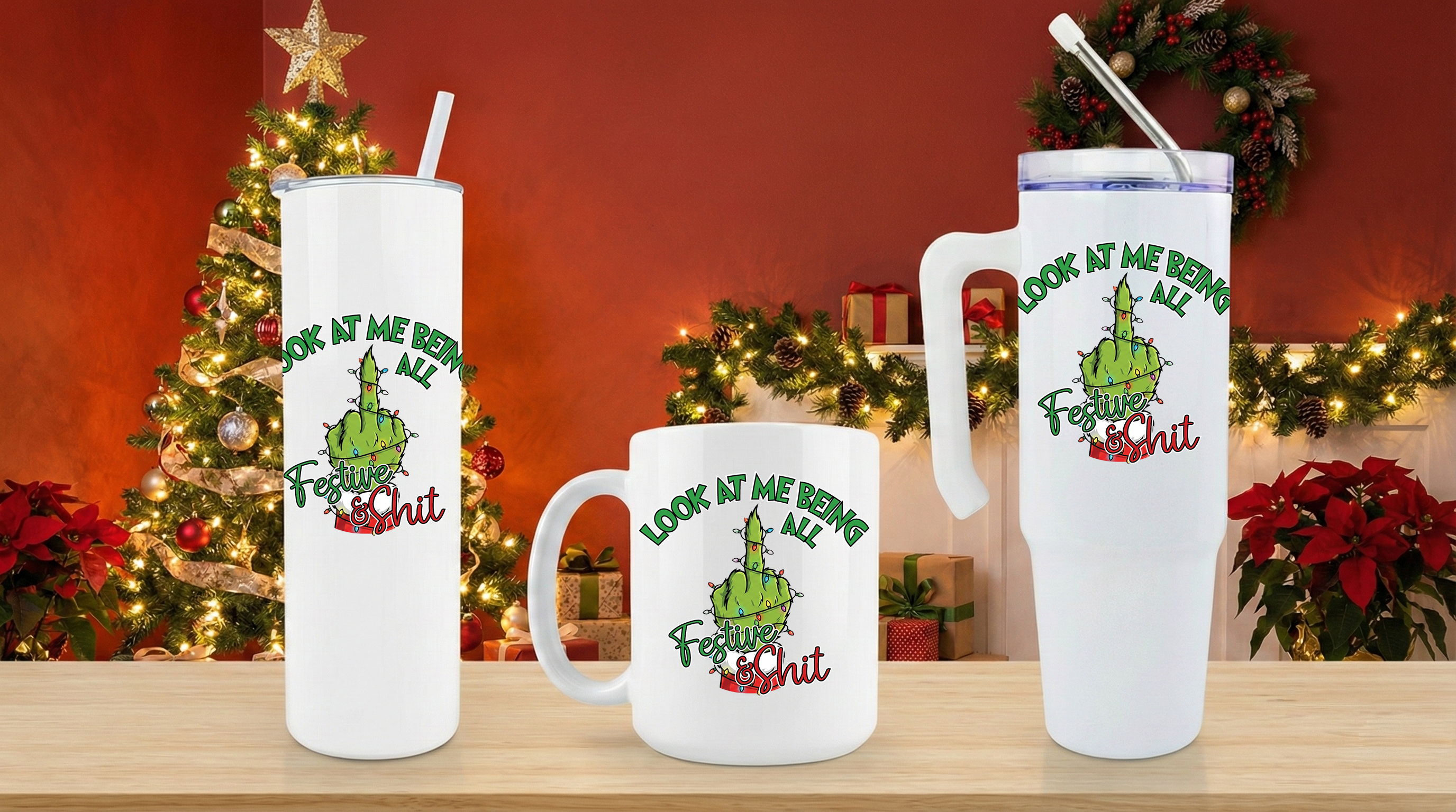 ASSORTED UV DTF MULTI-USE GANG SHEET - MERRY CHRISTMAS