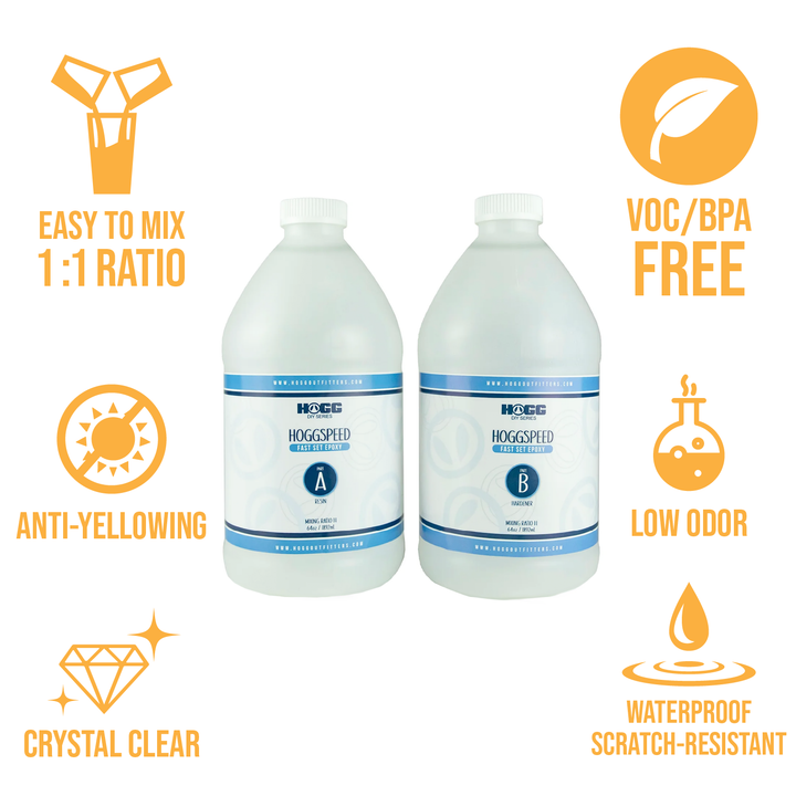 Hogg Speed Quick Dry Epoxy Kits — 1 Gallon Kit