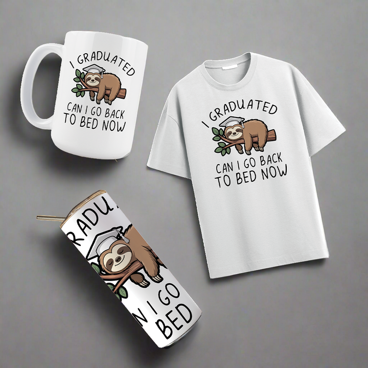 Multi Product Use - Digital Sublimation Designs - Class of 2026 — Sloth Graduate