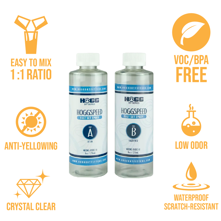 Hogg Speed Quick Dry Epoxy Kits — 16oz Kit