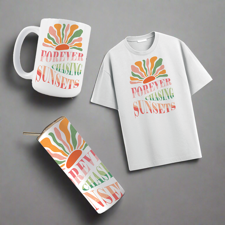 Multi Product Use - Digital Sublimation Designs - Summer Vibes — Forever Chasing Sunsets