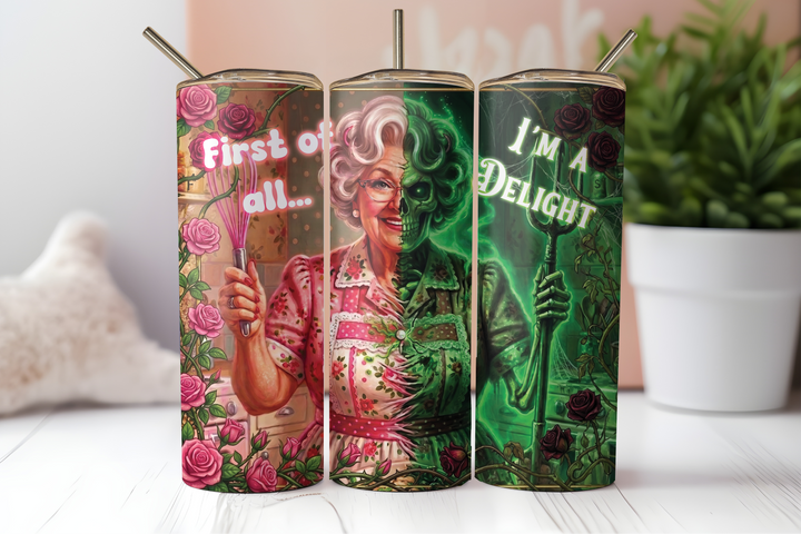 Assorted Ready to Press Sublimation Tumbler Prints (12 Pack) - Retro Remix — 20oz Skinny