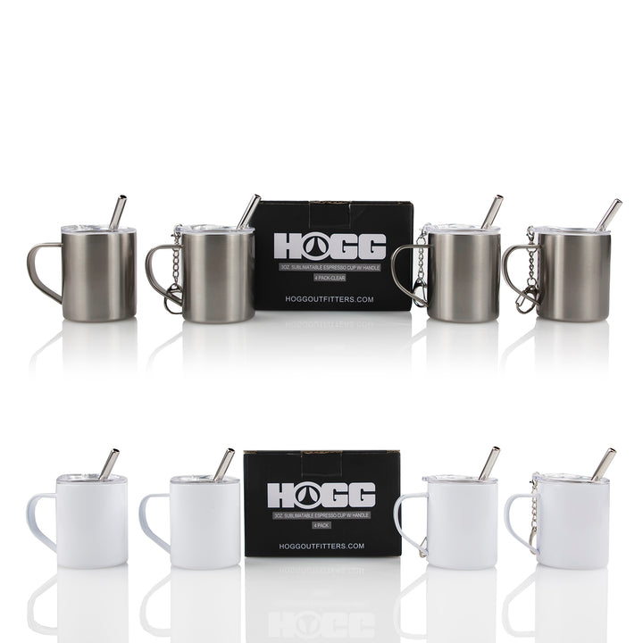 3oz Sublimatable Espresso Cup W/ Handle — Color Assortment