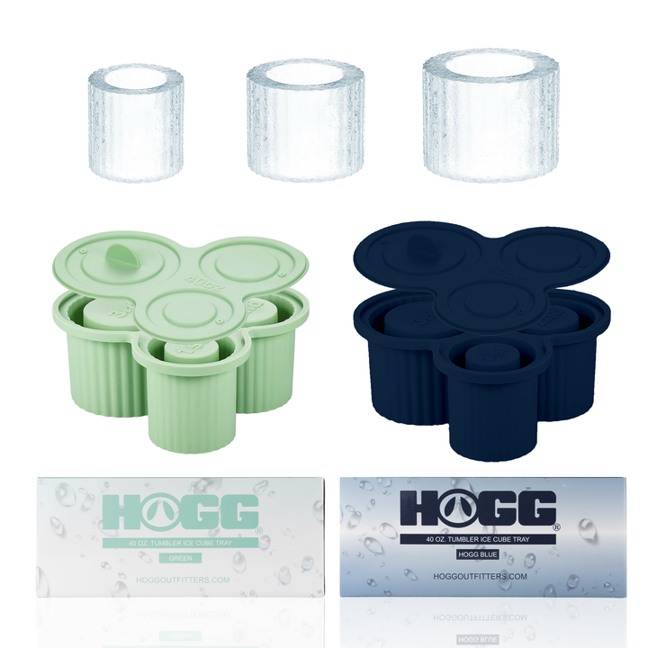 Tumbler Ice Cube Tray - Silicone Ice Mold w/ Lid - detail view | replacement tumbler lid