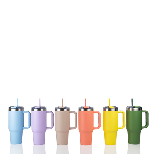 40oz POWDER COATED BIG SWIG TUMBLER CASE (24 UNITS) - PASTEL COLLECTION