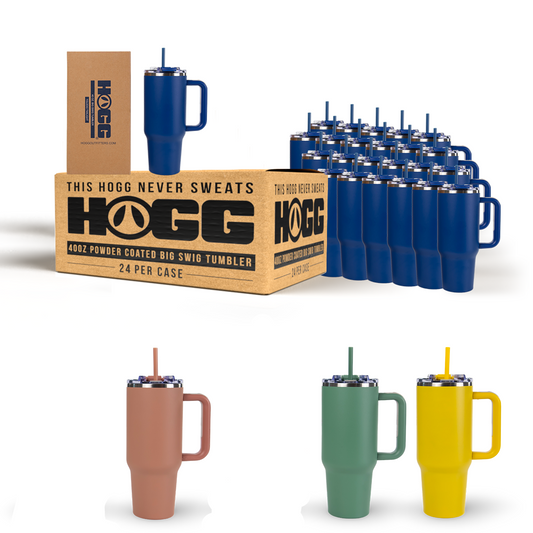 40oz POWDER COATED BIG SWIG TUMBLER CASE (24 UNITS) - SPECIAL COLOR RELEASES