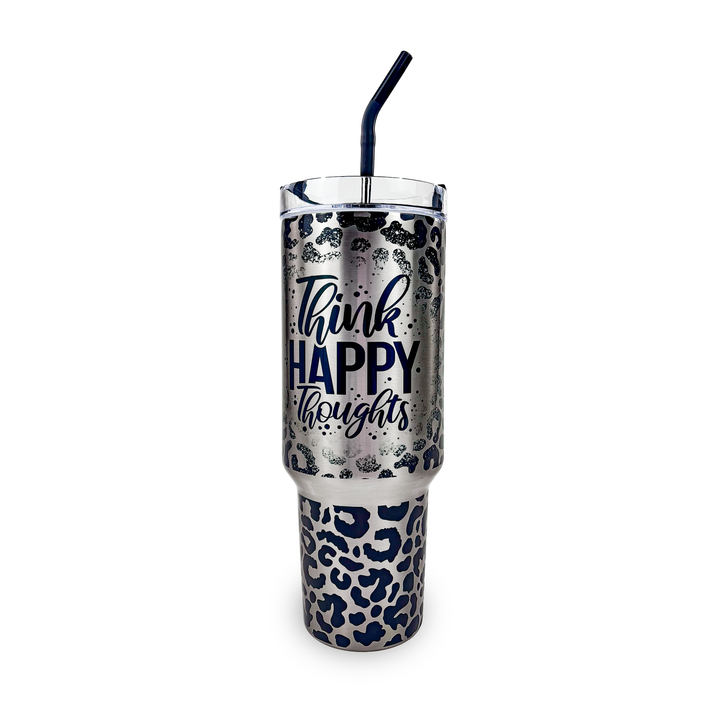 40oz Sublimatable Clear Traveler Tumbler | Clear
