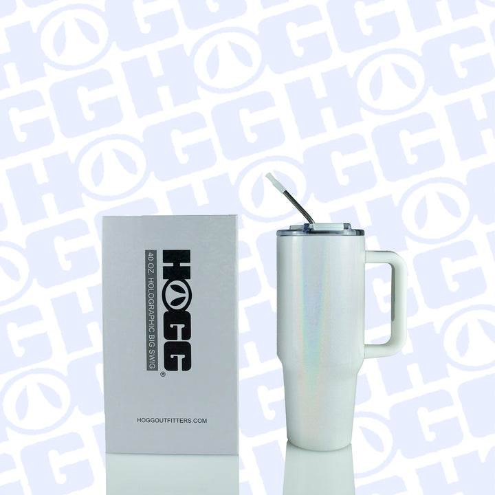 40oz Sublimatable Holographic Big Swig Tumbler | Holographic